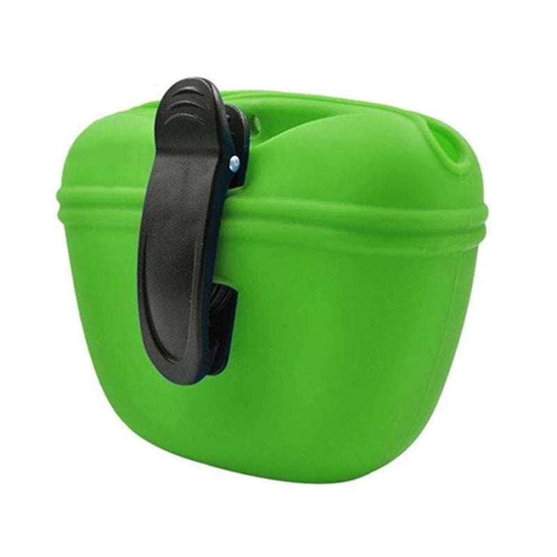 RoyalCare Silicone Dog Treat Pouch-Small Training Bag-Portable Dog Treat Bag for Leash with Magnetic Closure and Waist Clip[US Design Patent] - Image 1